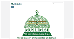 Desktop Screenshot of muslim.se