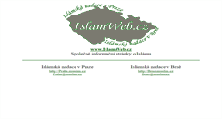 Desktop Screenshot of muslim.cz